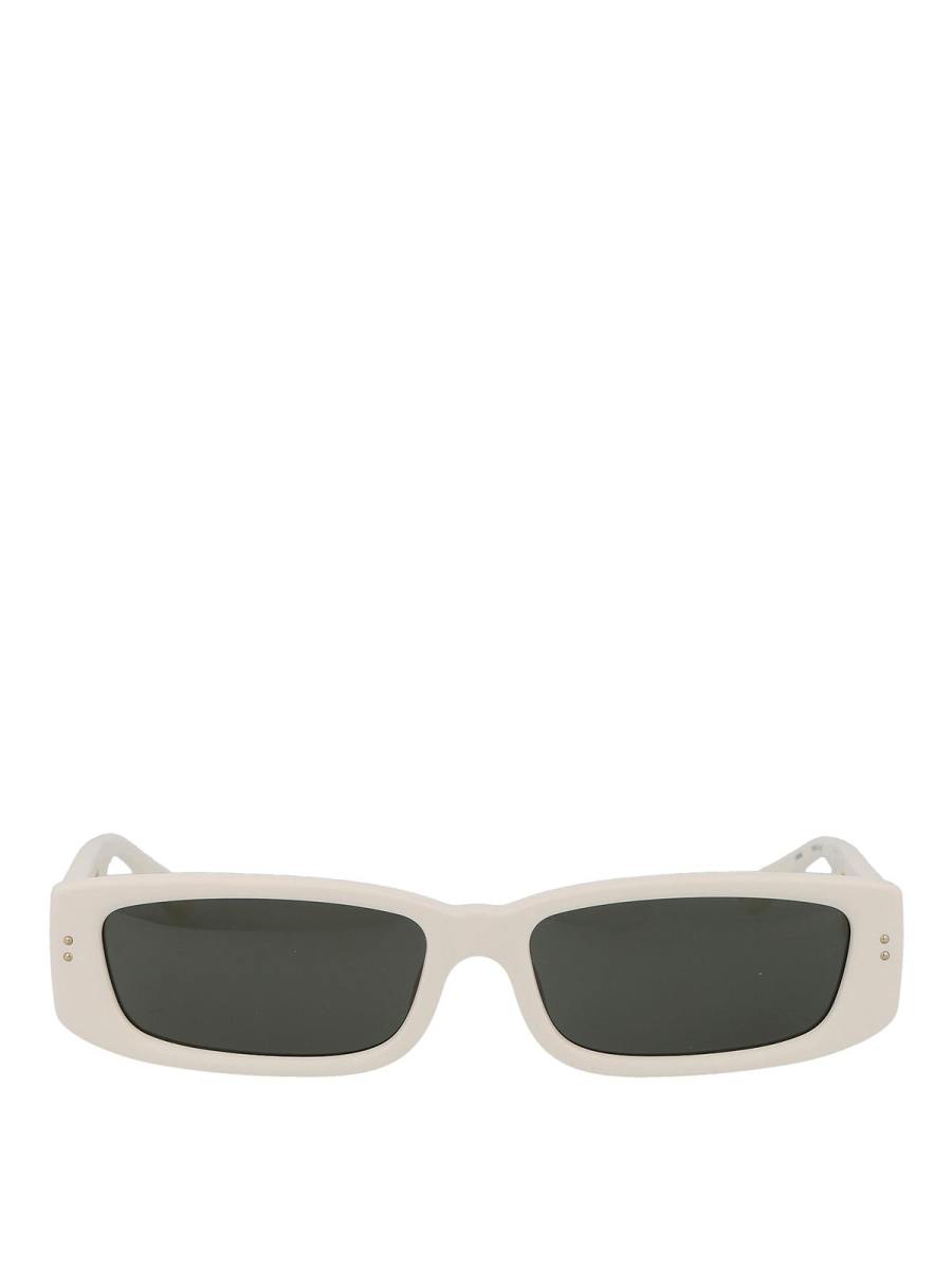 Linda Farrow Lunettes De Soleil - Blanc
