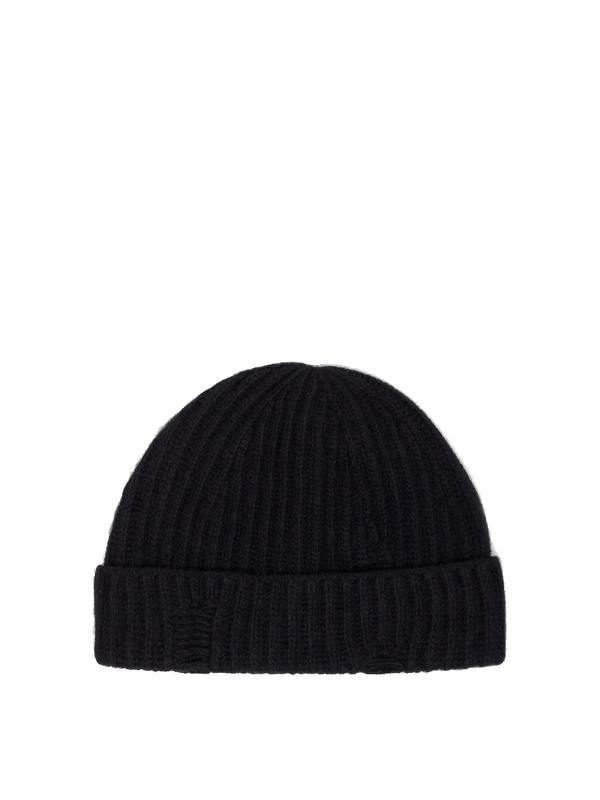 Ann Demeulemeester Bonnet - Noir