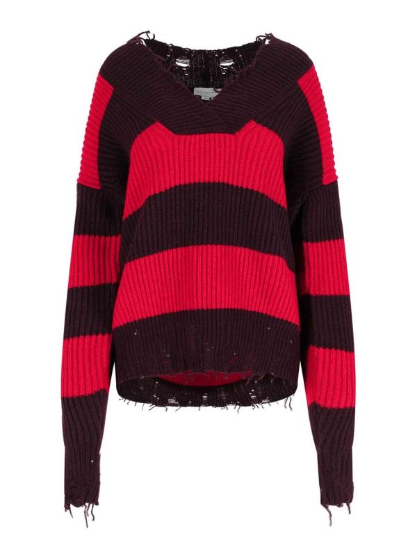 Stella Mccartney Pull Col Bateau - Rouge