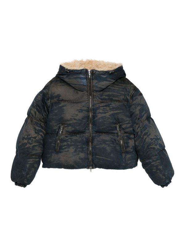 Diesel Blouson Rembourré - Bleu