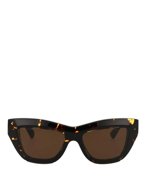 Bottega Veneta Lunettes De Soleil - Marron