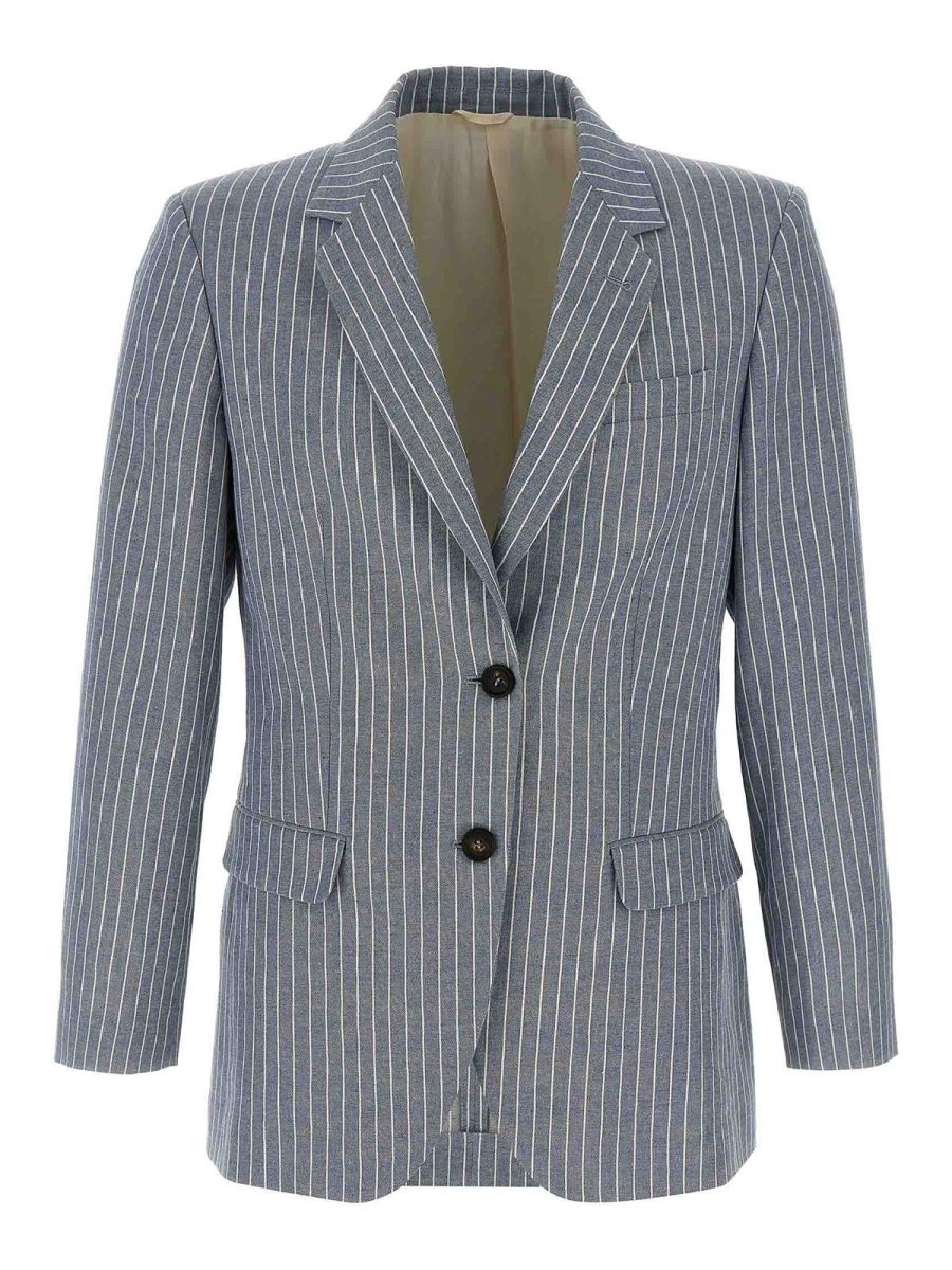 Brunello Cucinelli Blazer - Bleu Clair
