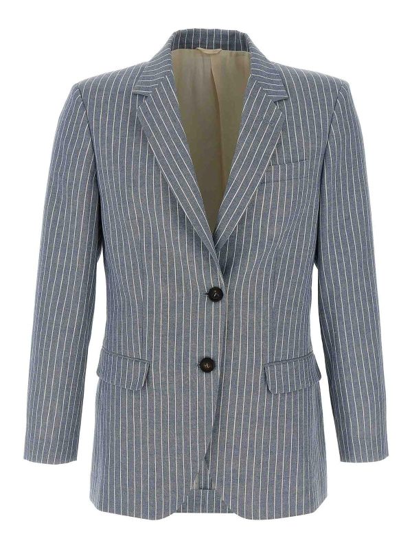 Brunello Cucinelli Blazer - Bleu Clair