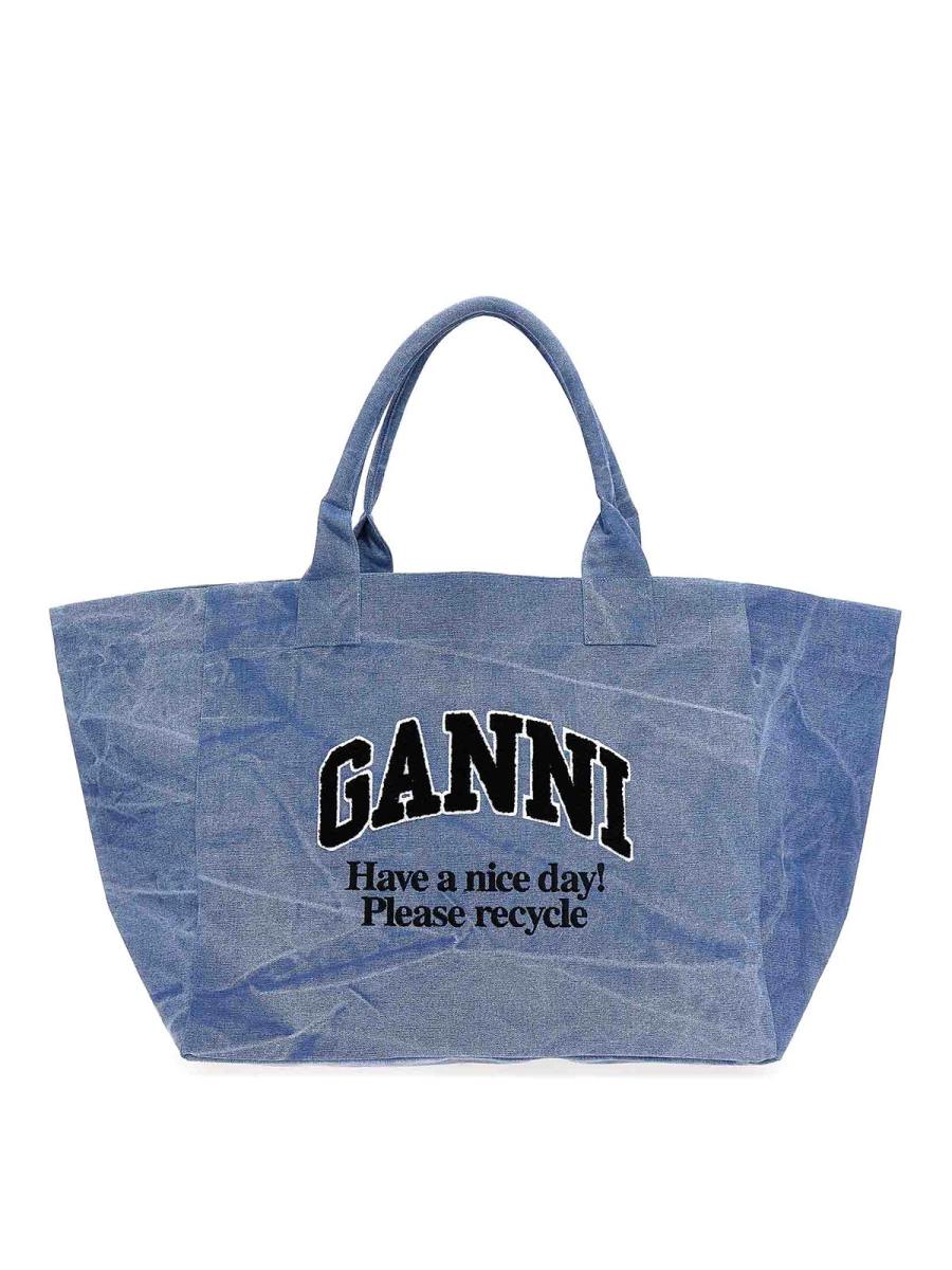 Ganni Sac Bandoulière - Bleu Clair