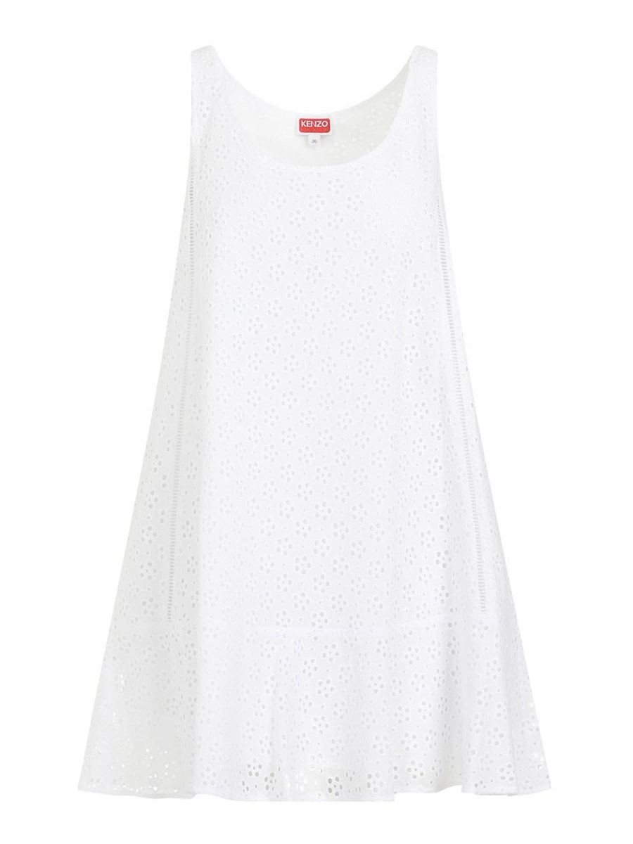 Kenzo Robe Courte - Blanc