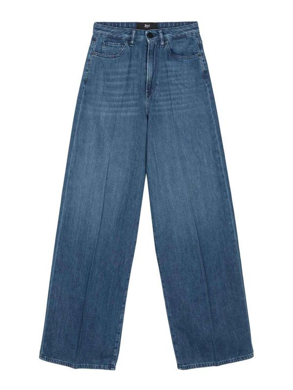 3x1 Pantalons Décontractés - Délavé