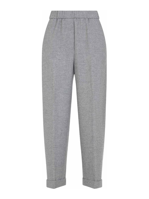Peserico Pantalons Décontractés - Gris