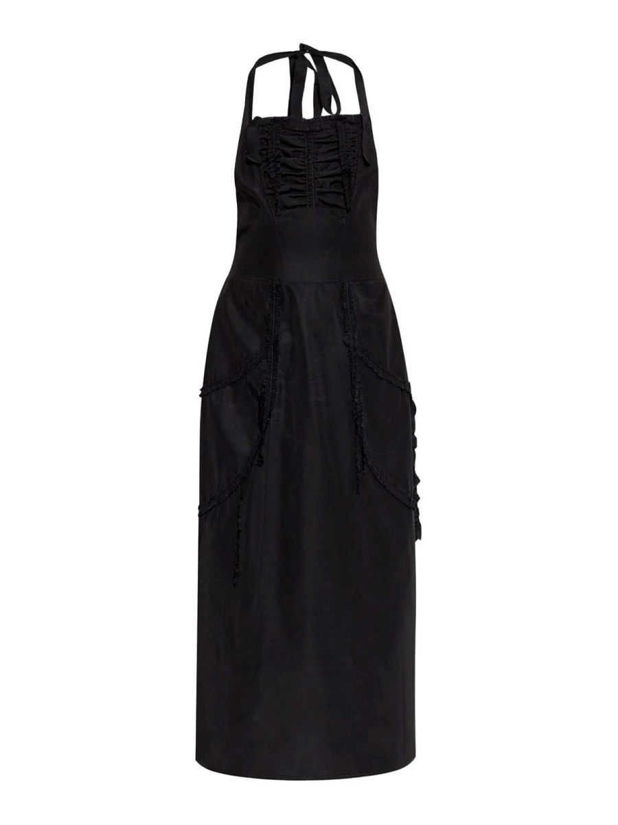 Maison Margiela Robe Au Genou - Noir