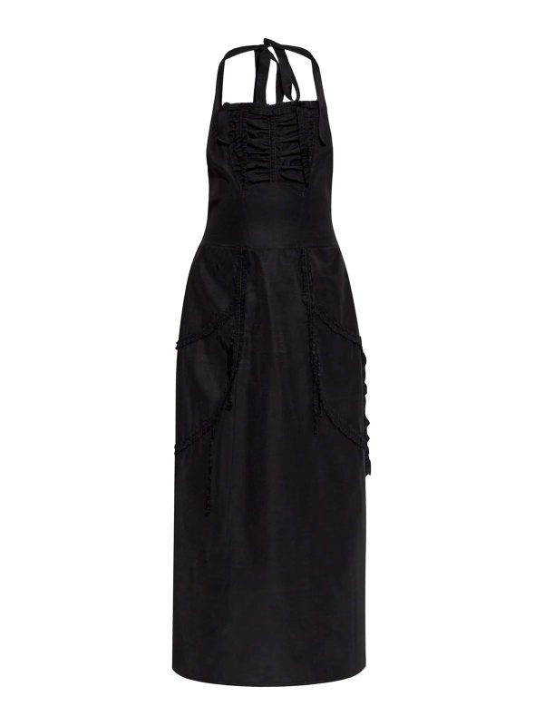 Maison Margiela Robe Au Genou - Noir