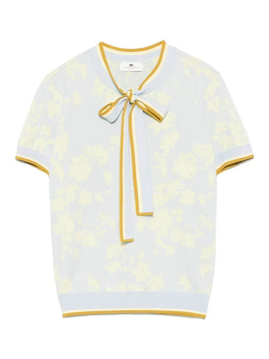 Elisabetta Franchi Top - Bleu