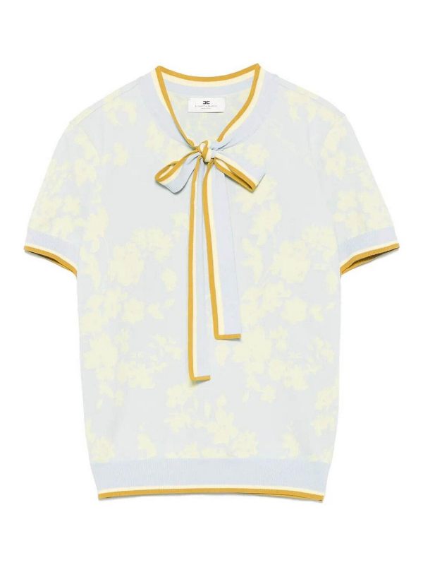 Elisabetta Franchi Top - Bleu
