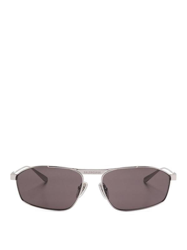 Balenciaga Lunettes De Soleil - Argent