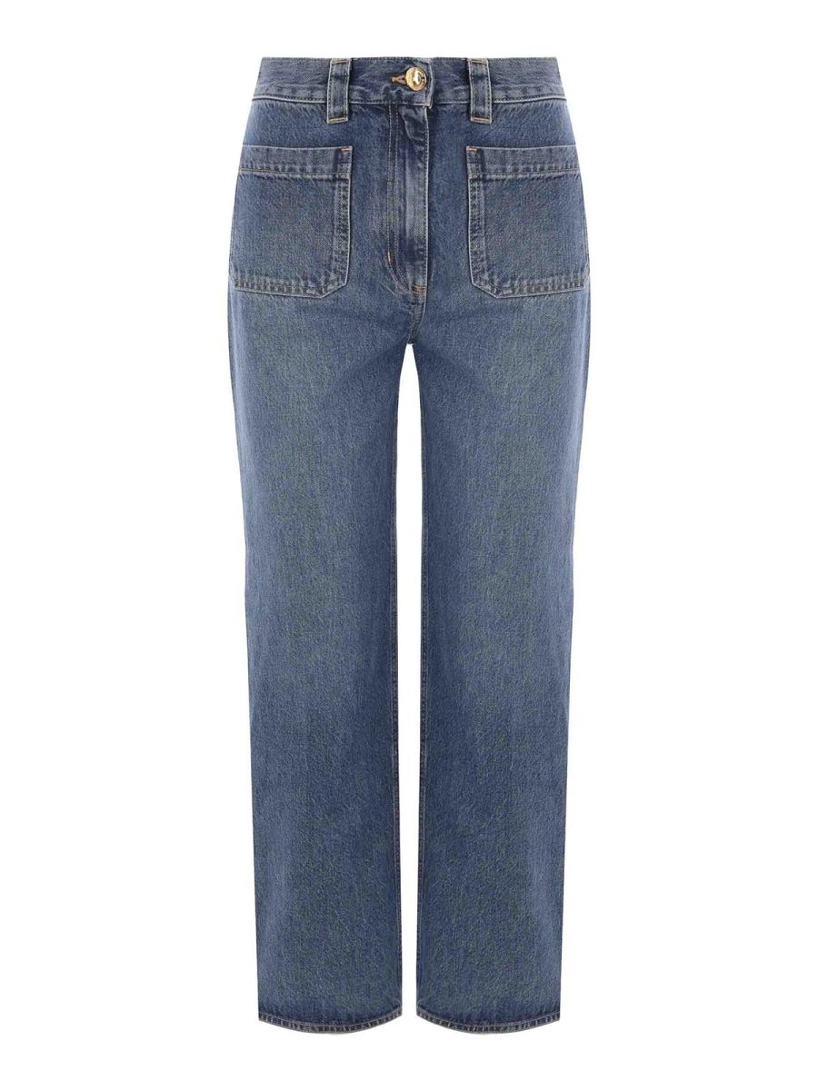Elisabetta Franchi Jean Bootcut - Bleu