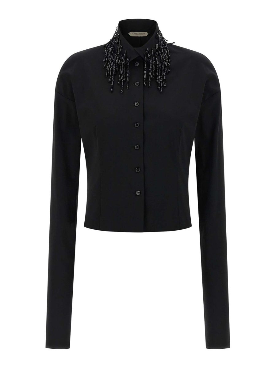 Alberta Ferretti Chemise - Noir