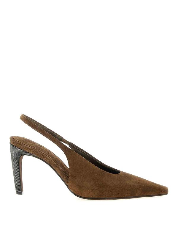 Brunello Cucinelli Chaussures À Talon - Marron