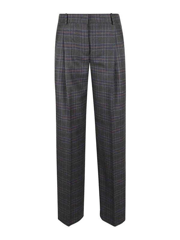 Quelledue Pantalons Décontractés - Gris
