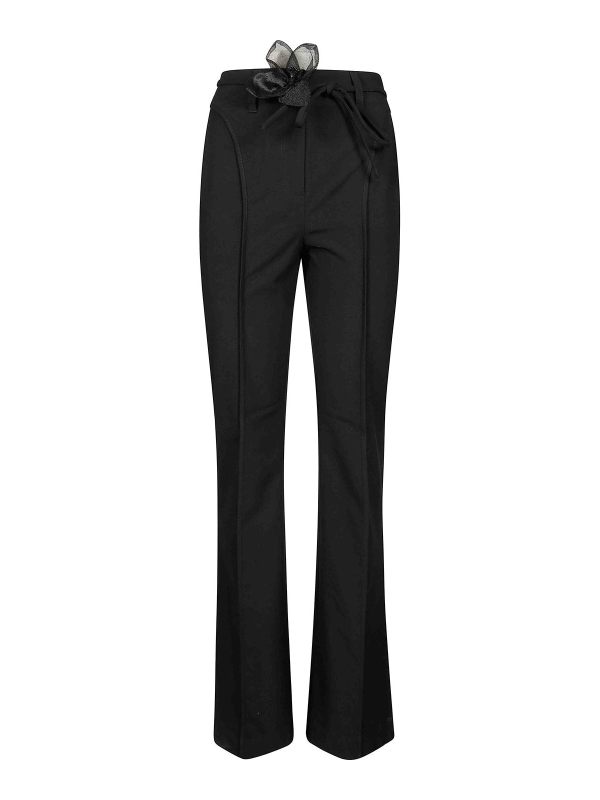 Rotate Birger Christensen Pantalons Décontractés - Noir