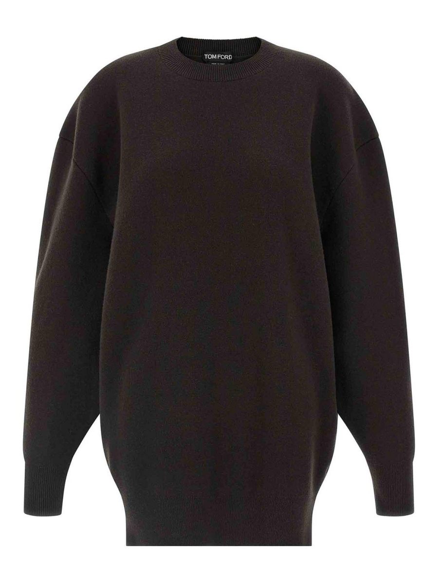 Tom Ford Robe Au Genou - Marron