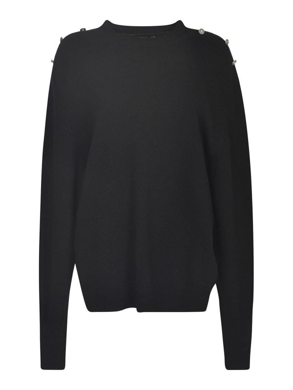 Roberto Cavalli Pull Col Rond - Noir