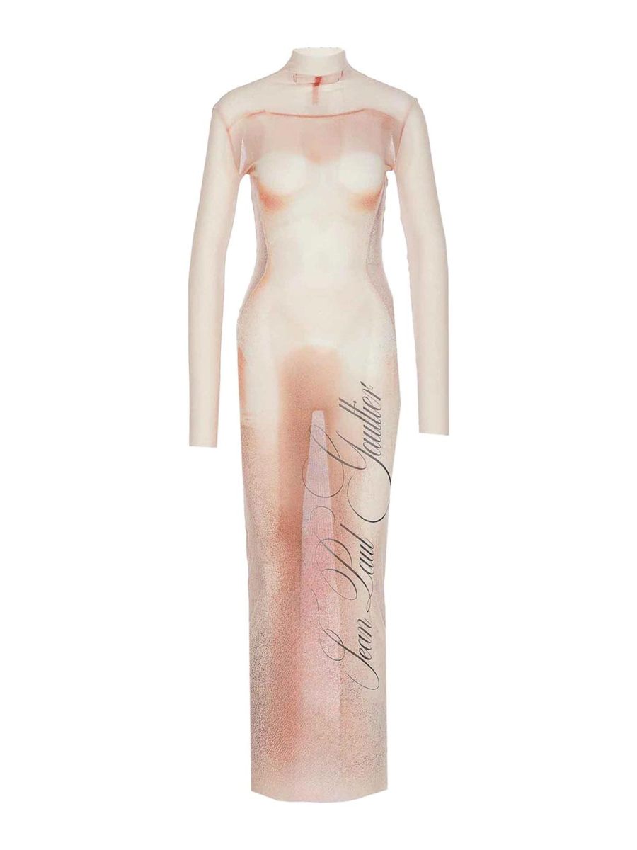 Jean Paul Gaultier Robe Au Genou - Couleur Chair