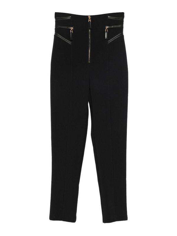 Elisabetta Franchi Pantalons Décontractés - Noir