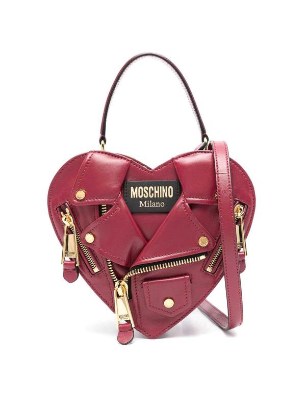 Moschino Sac Porté Épaule - Roug