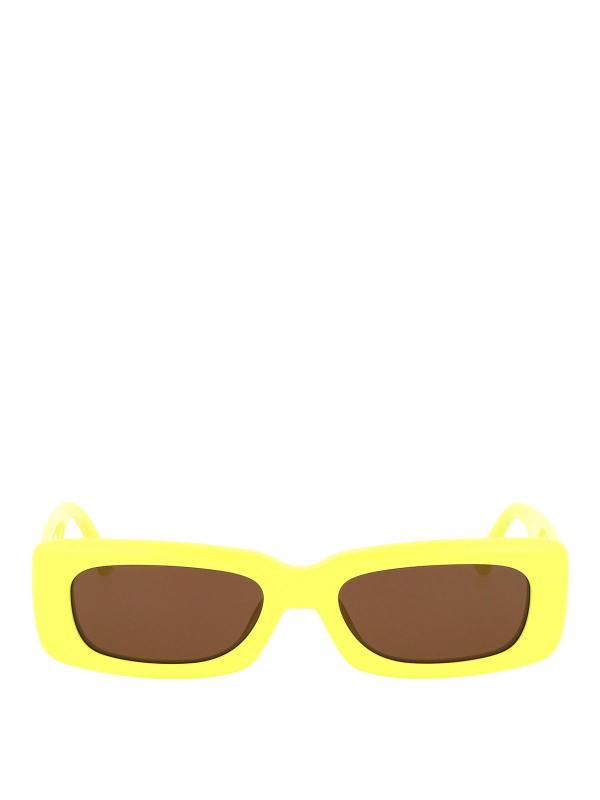 The Attico Lunettes De Soleil - Jaune