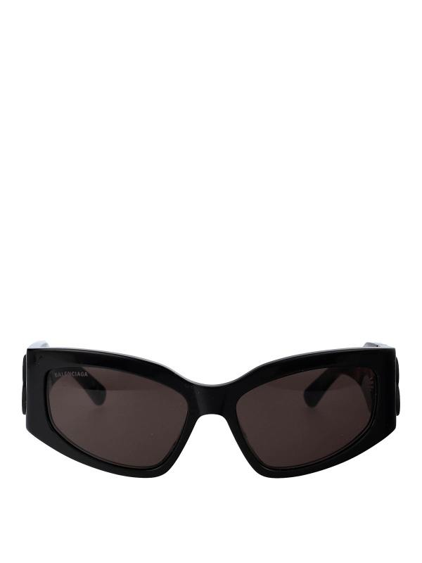 Balenciaga Lunettes De Soleil - Noir