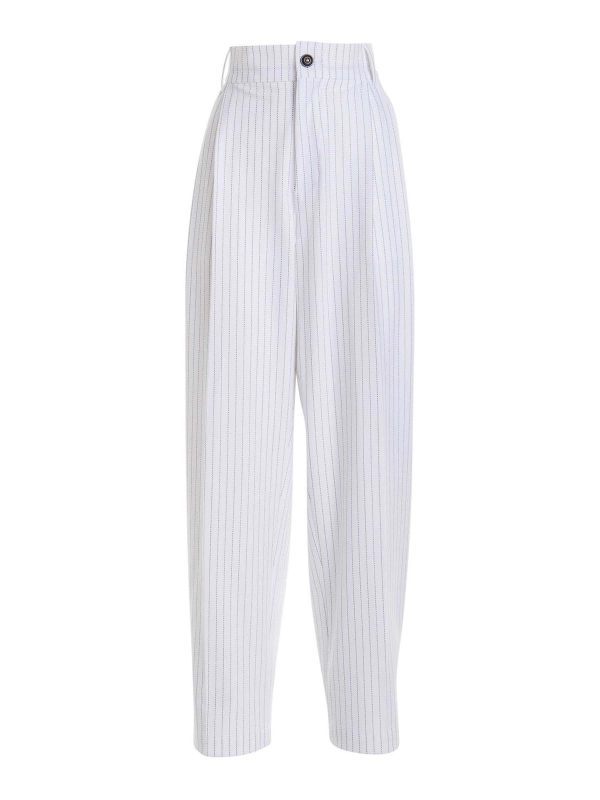 Versace Jeans Couture Pantalons Décontractés - Blanc