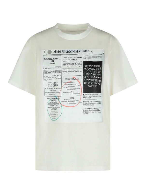 MM6 Maison Margiela T-Shirt - Blanc
