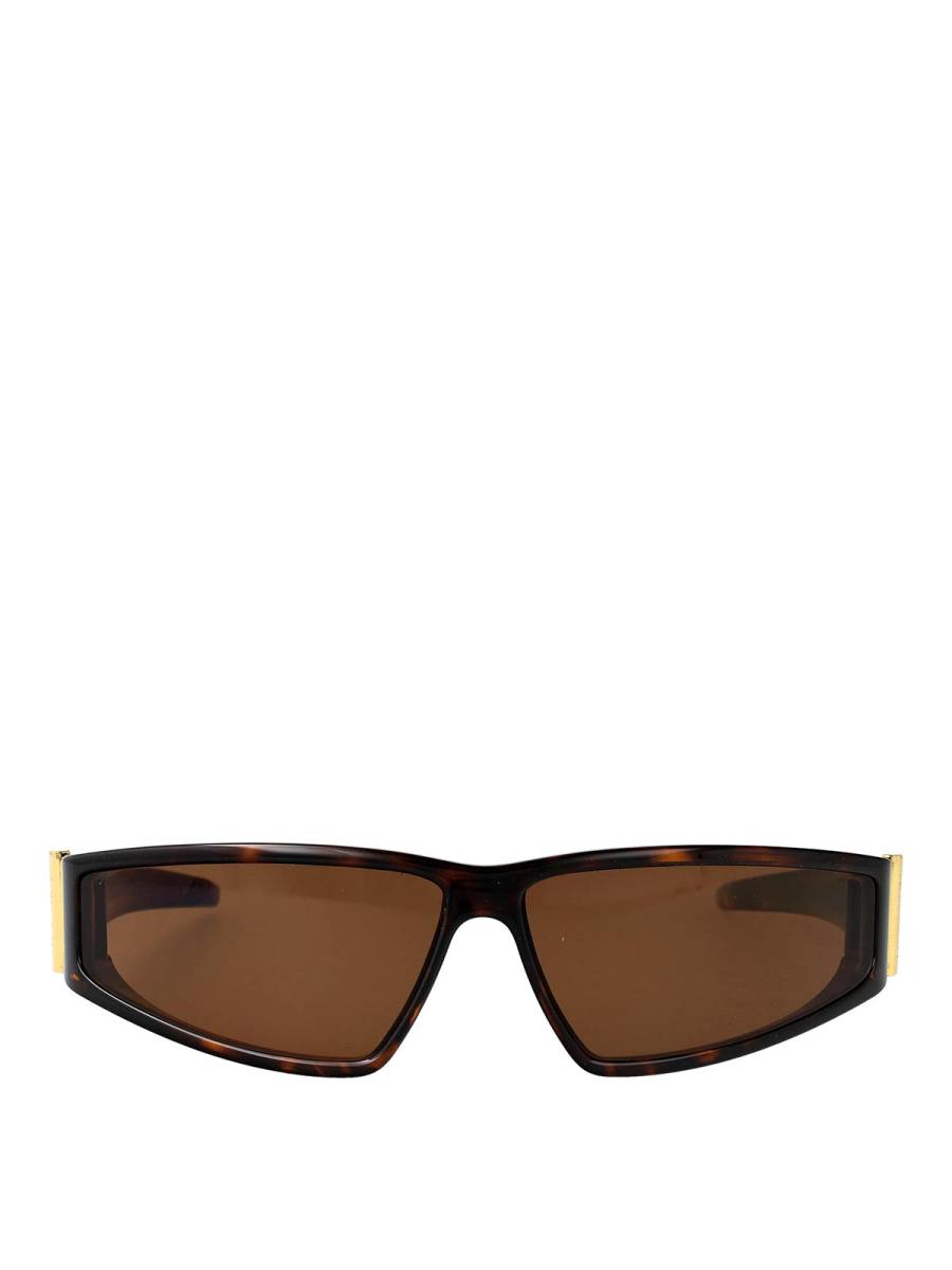 Alexander Mcqueen Lunettes De Soleil - Marron