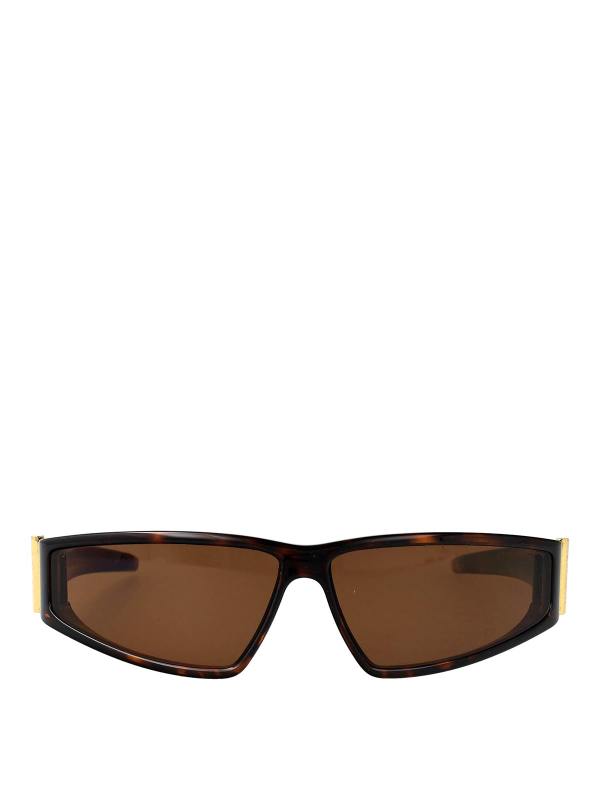 Alexander Mcqueen Lunettes De Soleil - Marron