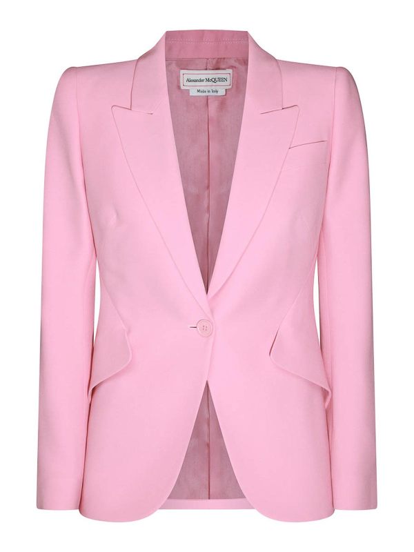 Alexander Mcqueen Blazer - Rouge