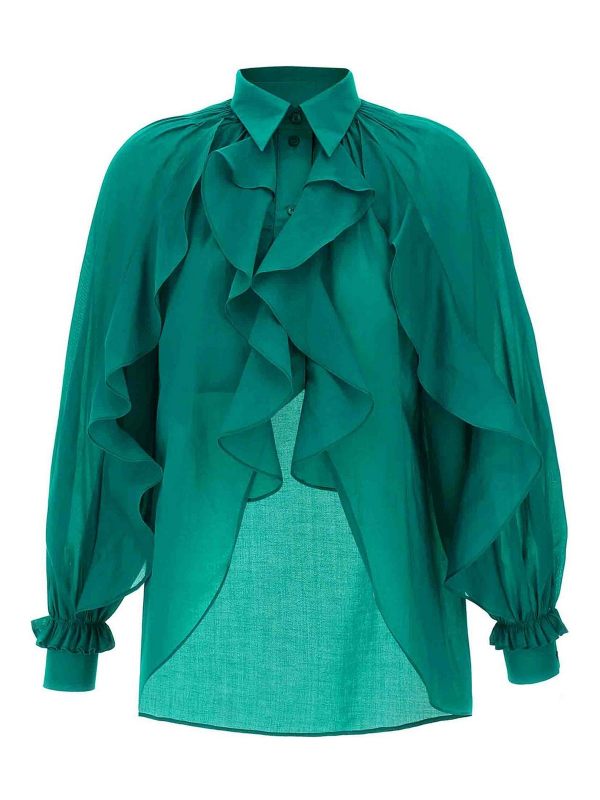 Alberta Ferretti Chemise - Vert