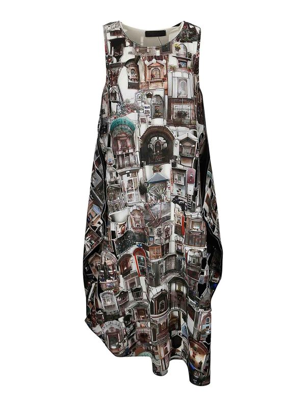 Maria Calderara Robe Courte - Multicolore
