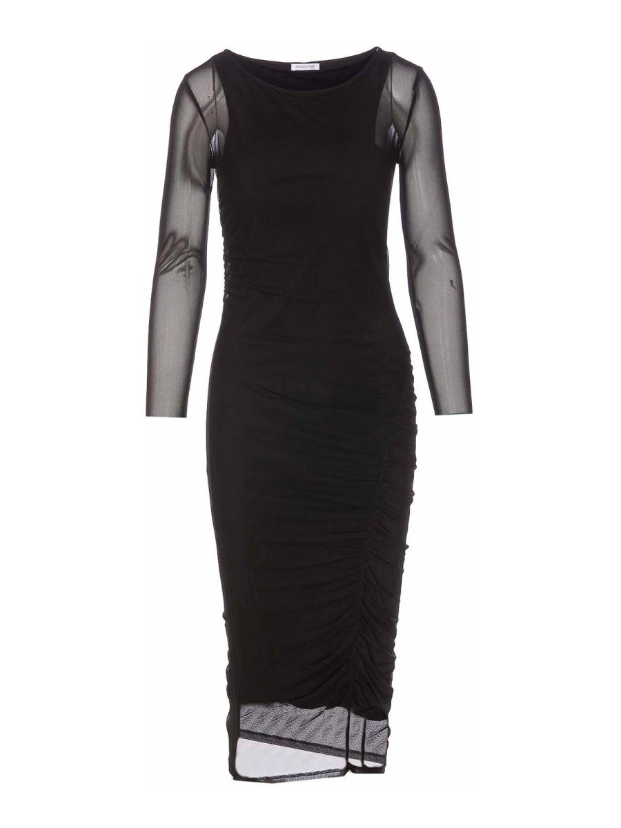 Patrizia Pepe Maxi Robe - Noir