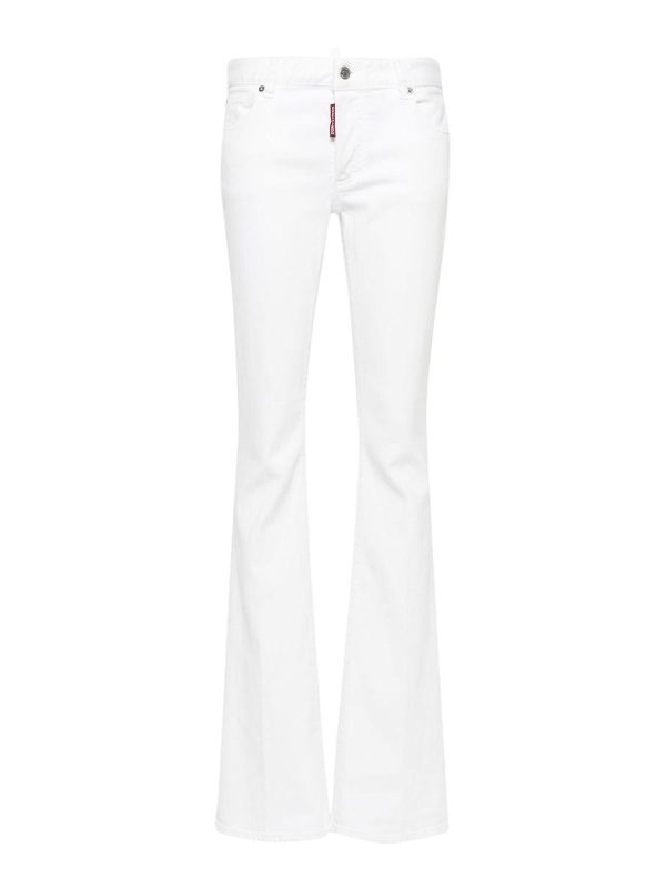 Dsquared2 Jean Bootcut - Blanc