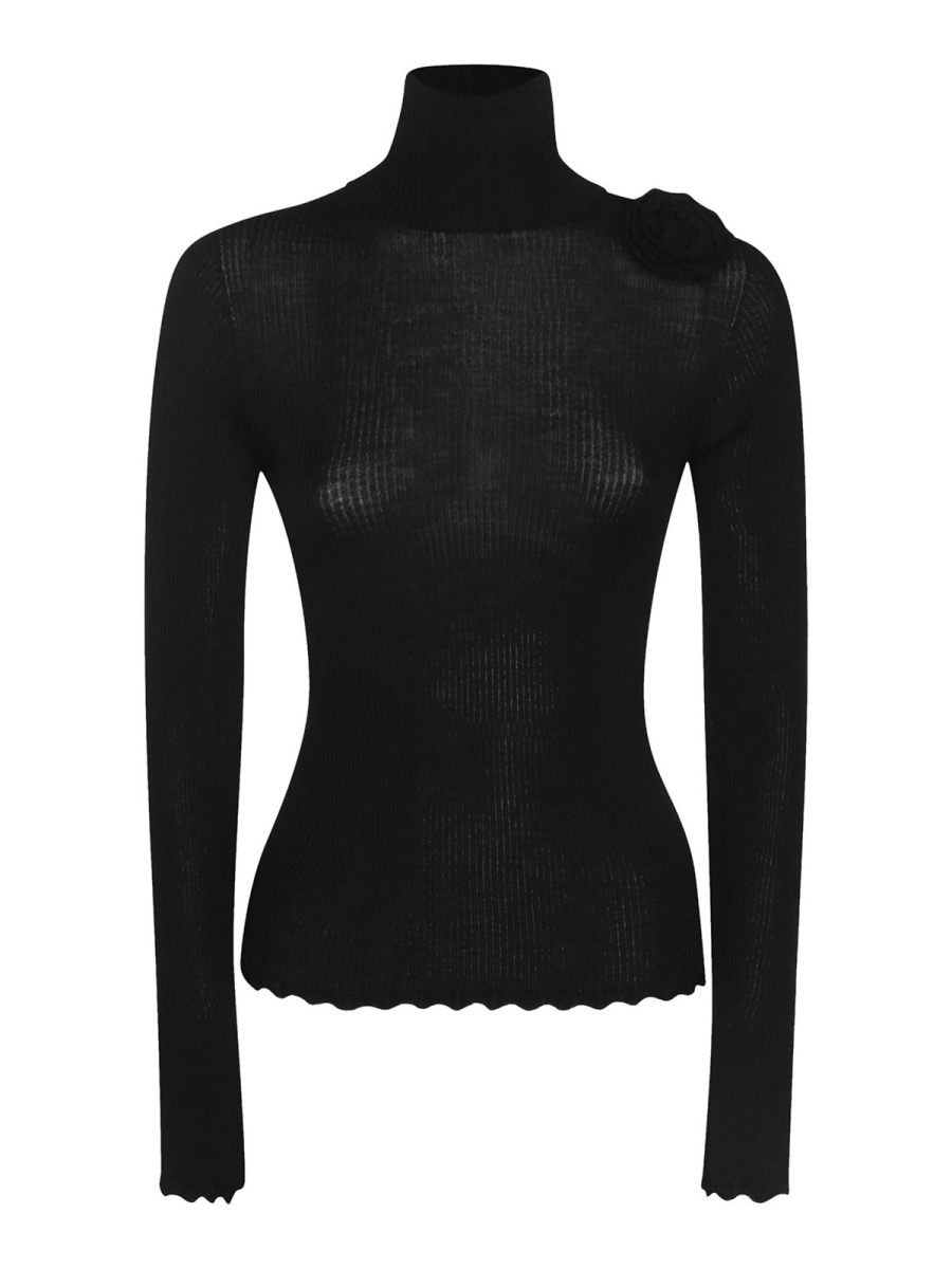 Blumarine Pull Col Rond - Noir