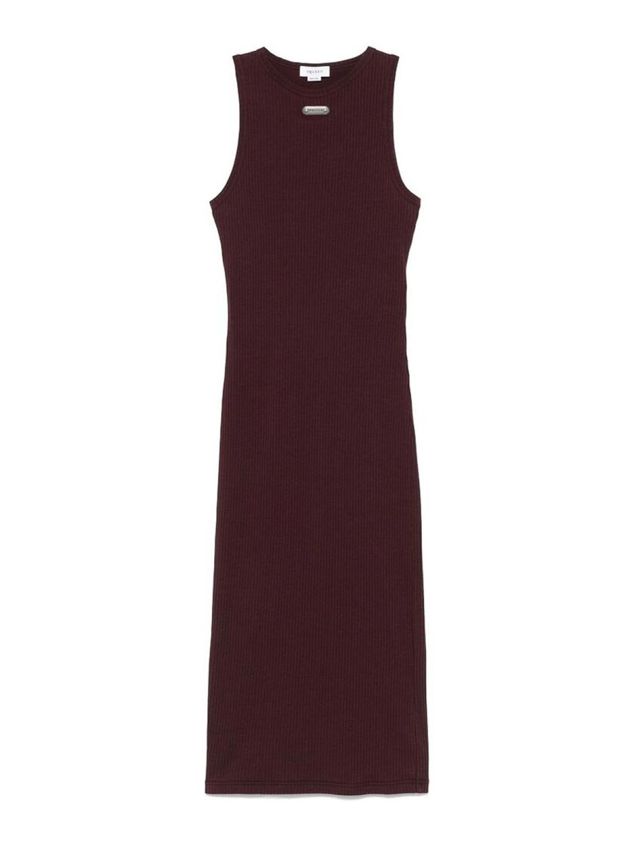 Alexander Mcqueen Robe Au Genou - Rouge