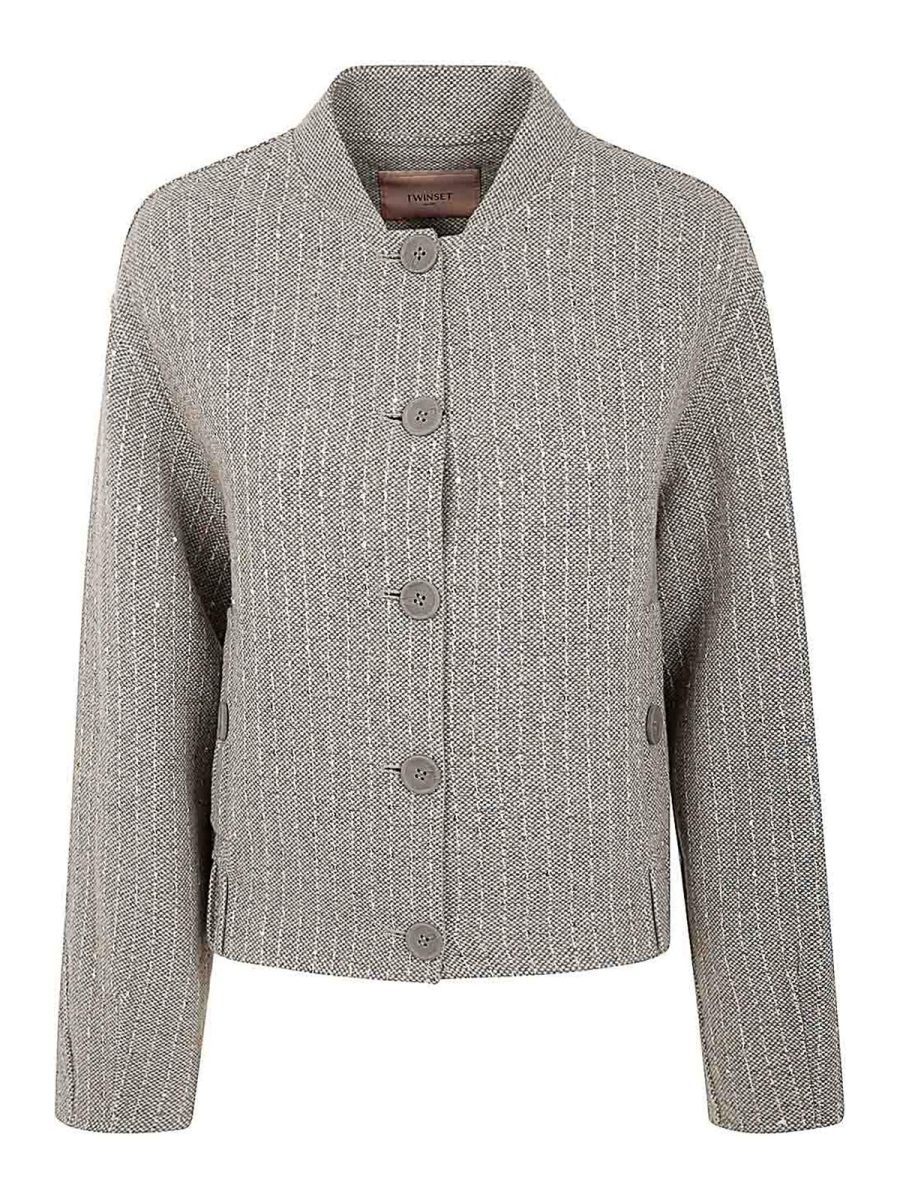 Twinset Bomber - Gris