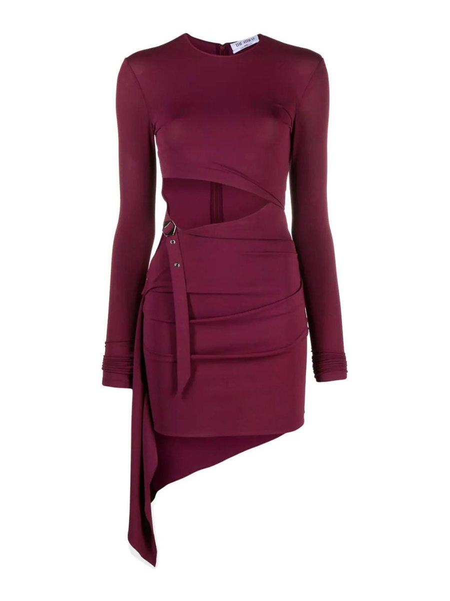 The Attico Robe Courte - Violet