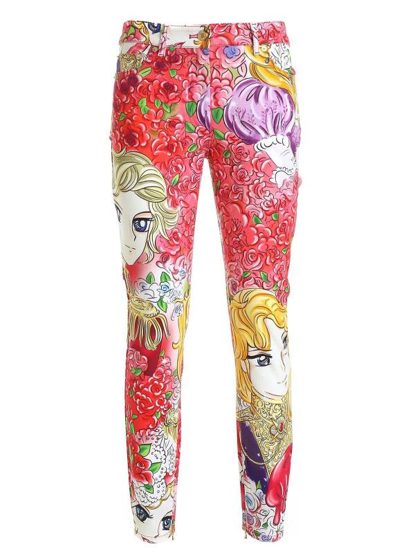 Moschino Pantalons Décontractés - Rouge