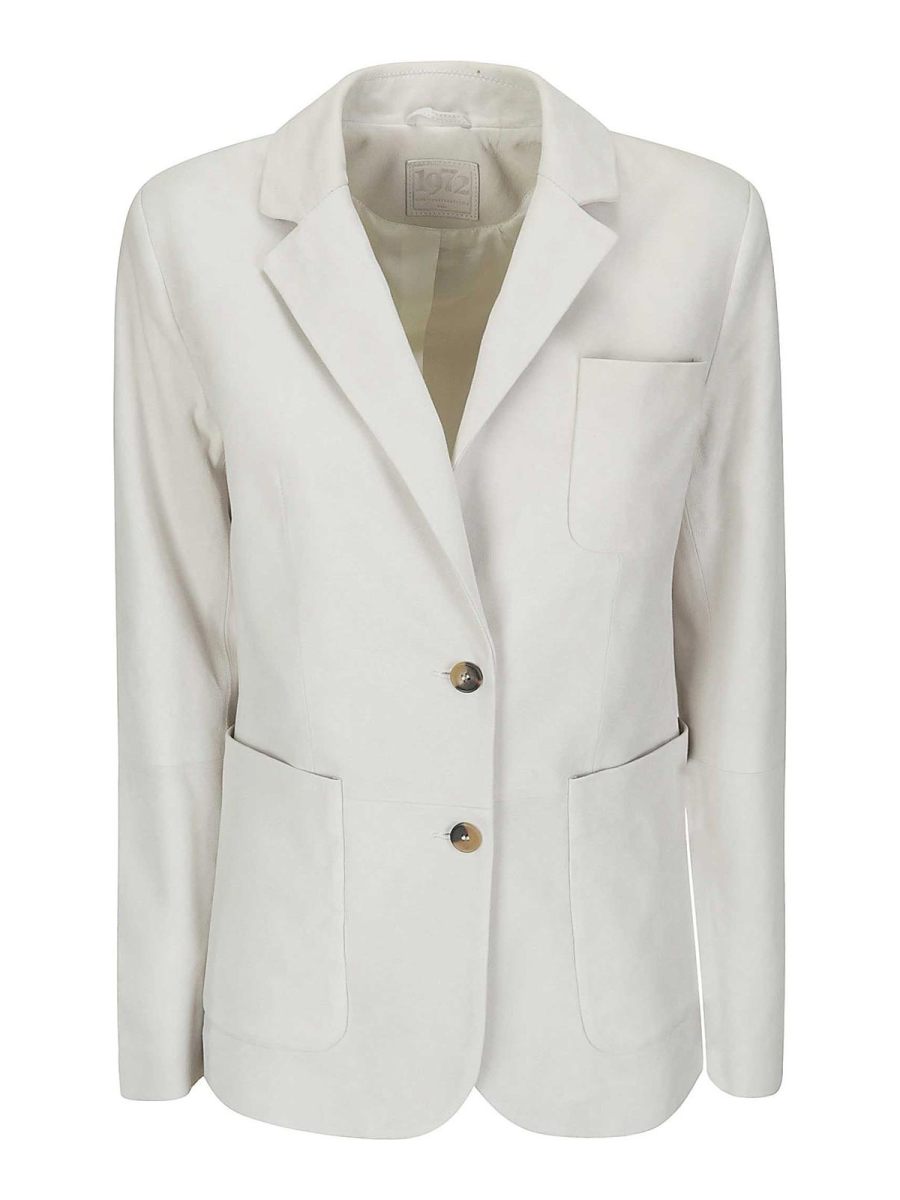 Desa 1972 Blouson En Cuir - Blanc