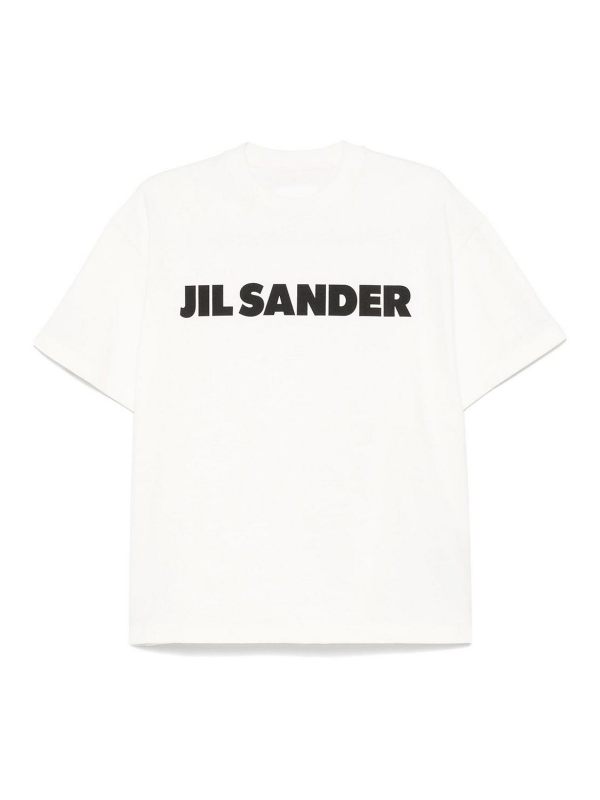 Jil Sander Pull Col Rond - Blanc