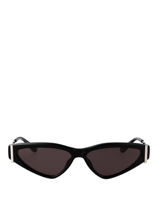 Alexander Mcqueen Lunettes De Soleil - Noir