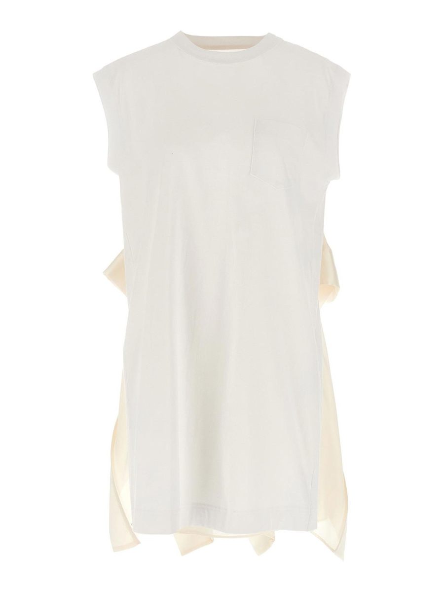 Sacai T-Shirt - Blanc