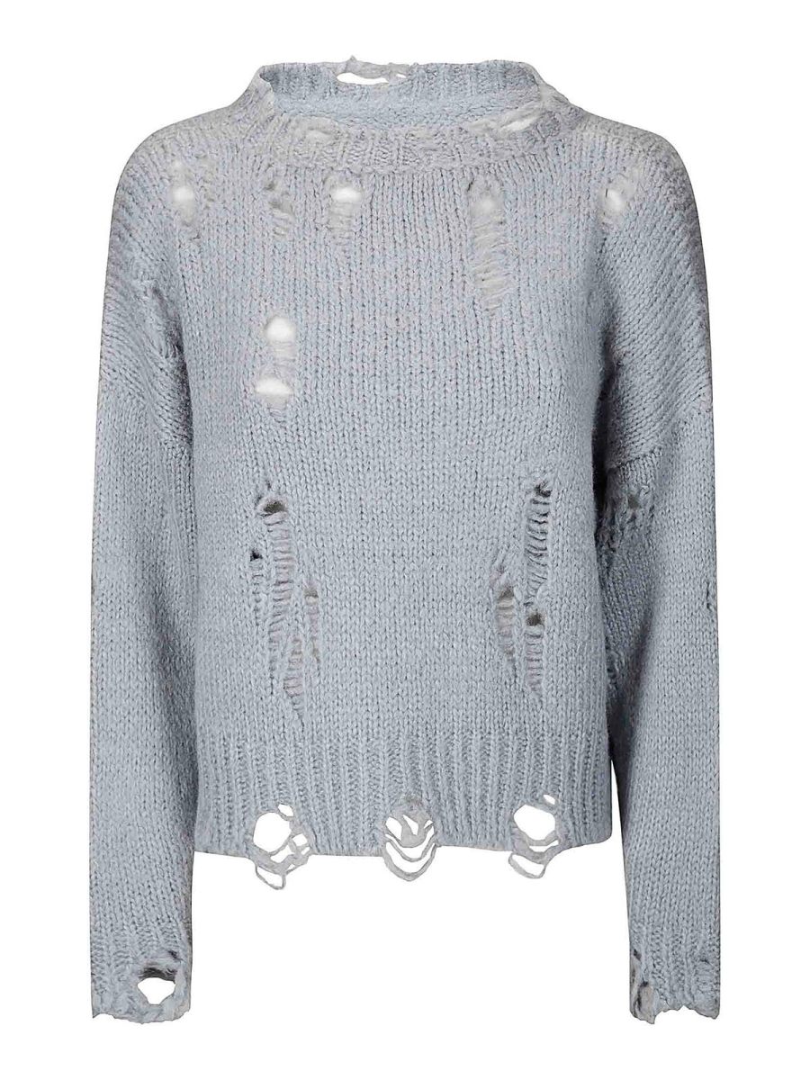 Lussi Pull Col Bateau - Gris