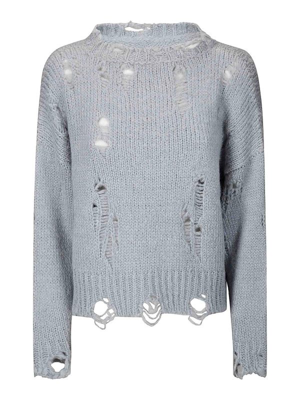 Lussi Pull Col Bateau - Gris