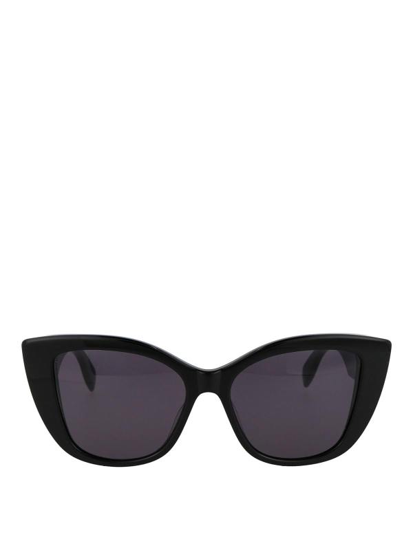 Alexander Mcqueen Lunettes De Soleil - Noir