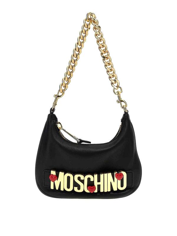 Moschino Sac Porté Épaule - Noir